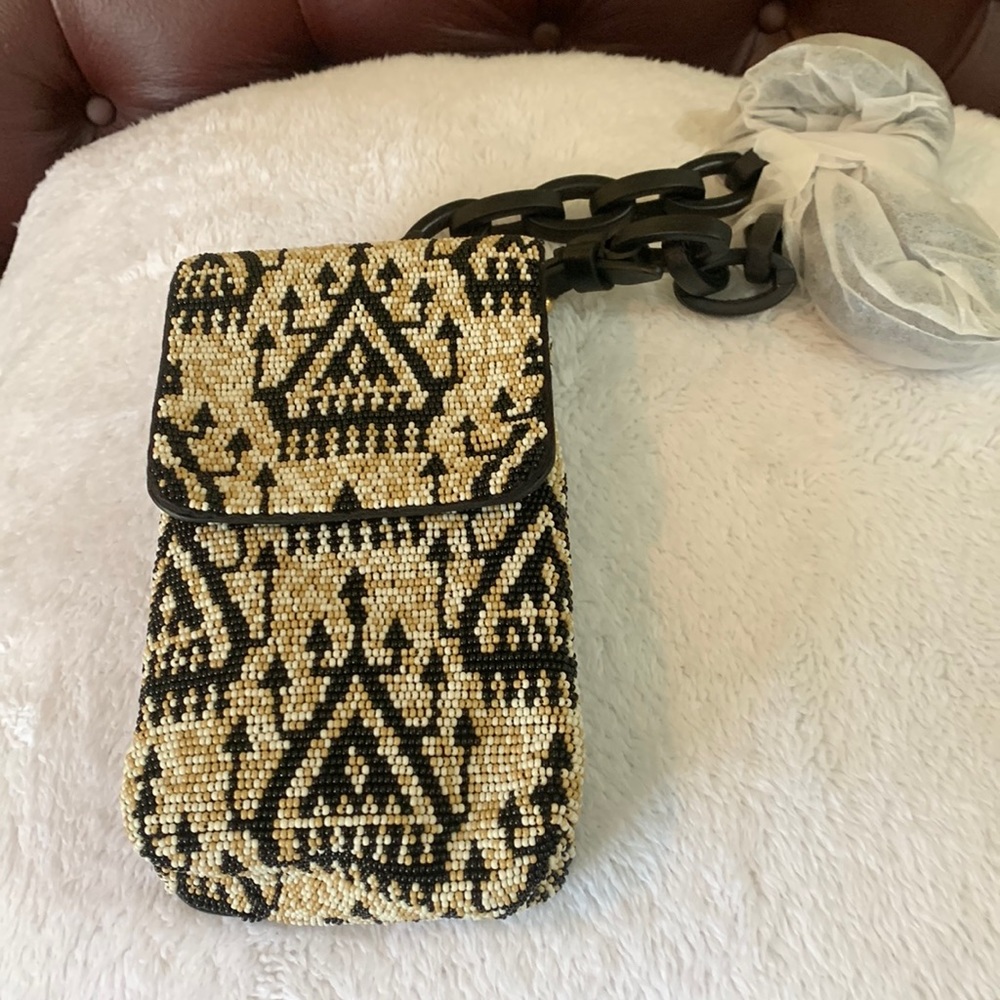 Unused Tory Burch embellished phone cross-body